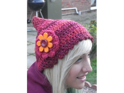 Pixie Crocheted Hat
